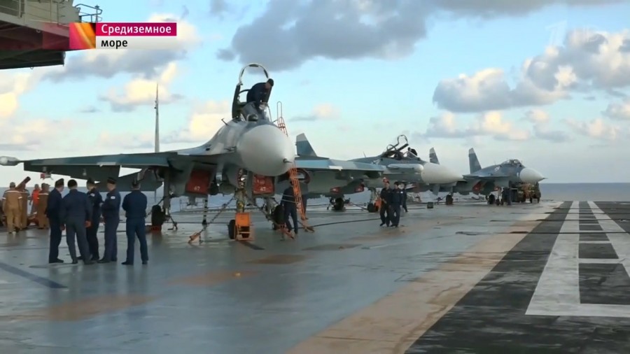 Admiral Kuznetsov's Aircraft Wing during Syrian Operation (Photo & Video)