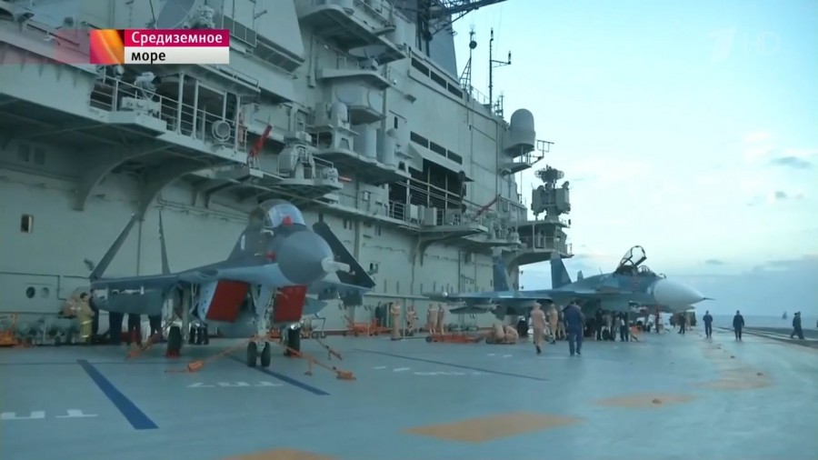 Admiral Kuznetsov's Aircraft Wing during Syrian Operation (Photo & Video)