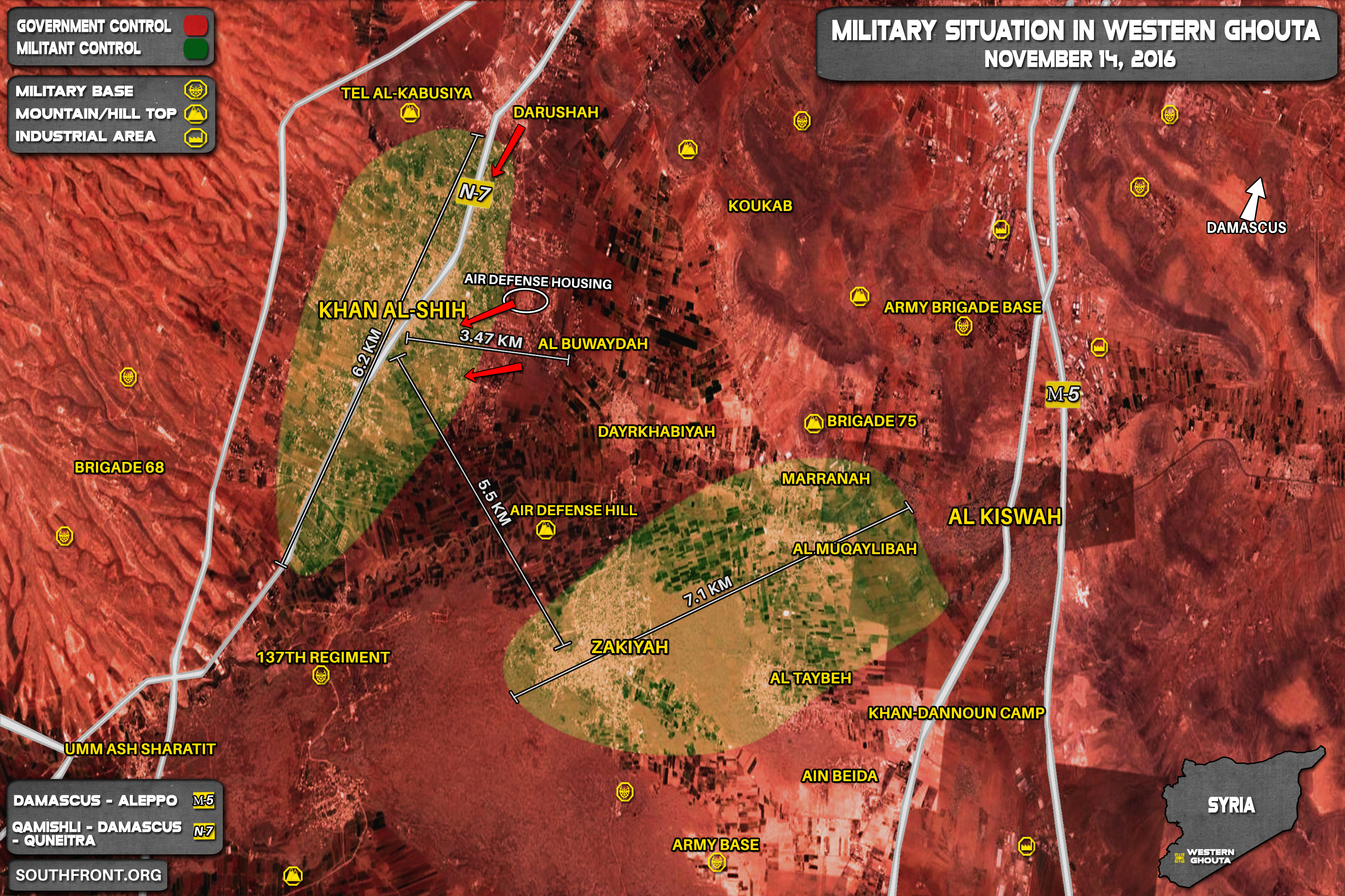 Syrian Army Seized al-Nusra(al-Qaeda) Weapons Factory in Western Ghouta (Video)