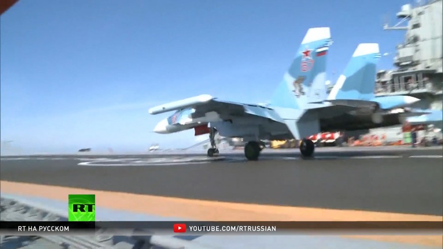 Admiral Kuznetsov's Aircraft Wing during Syrian Operation (Photo & Video)