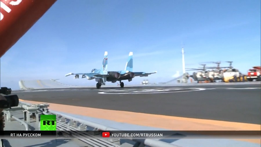 Admiral Kuznetsov's Aircraft Wing during Syrian Operation (Photo & Video)