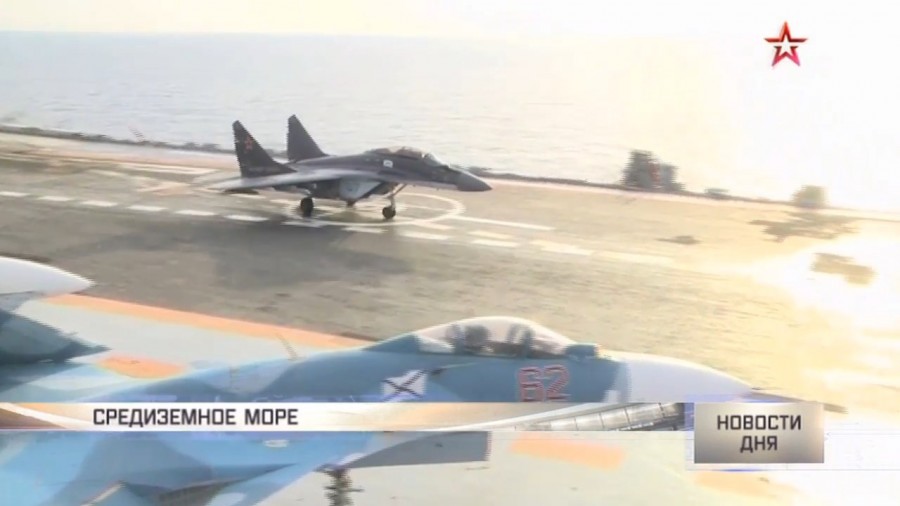 Admiral Kuznetsov's Aircraft Wing during Syrian Operation (Photo & Video)