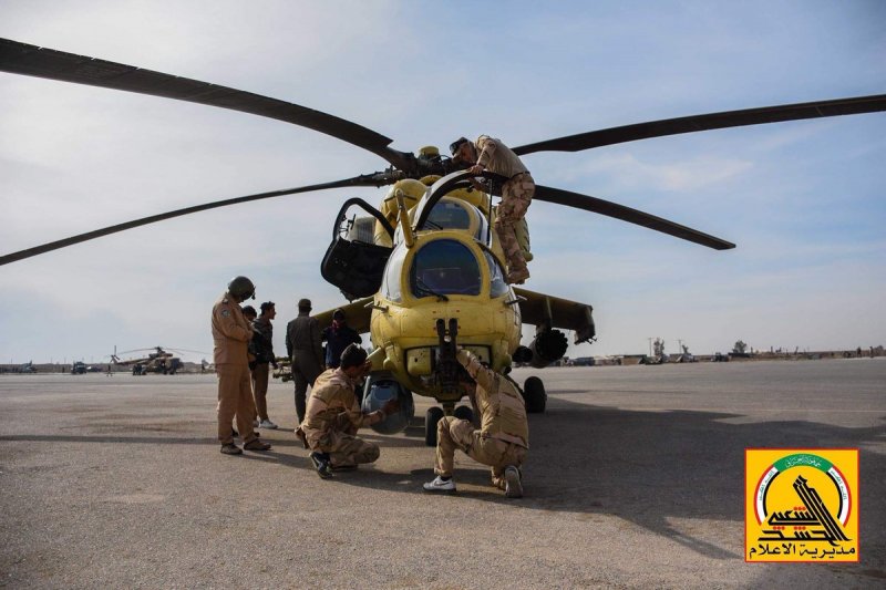 Iraqi Forces' Mi-35 Helicopters Pound ISIS near Mosul - Photo Report