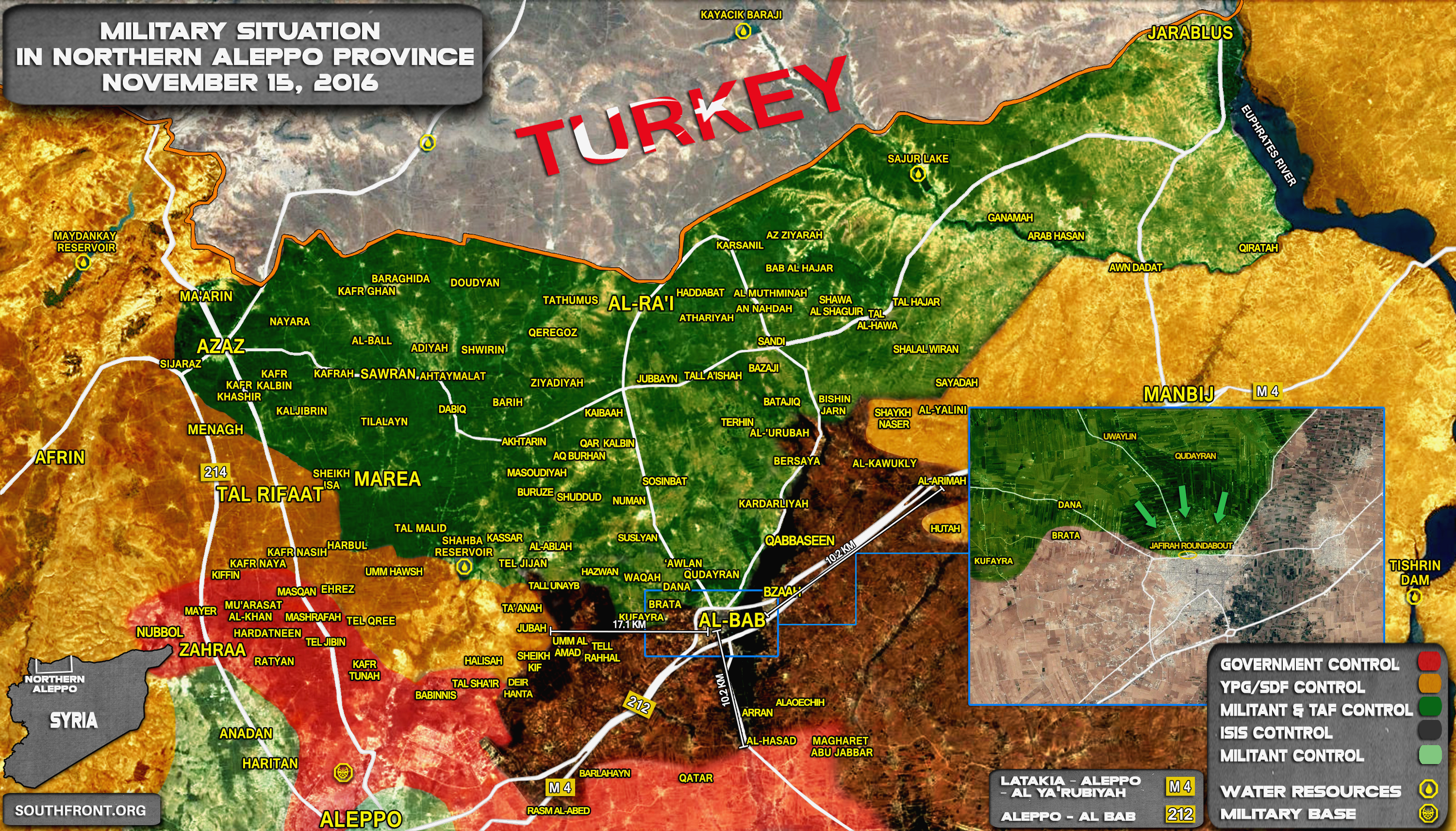 Turkey-led Forces Entered Town of Al-Bab in Syrian Aleppo Province