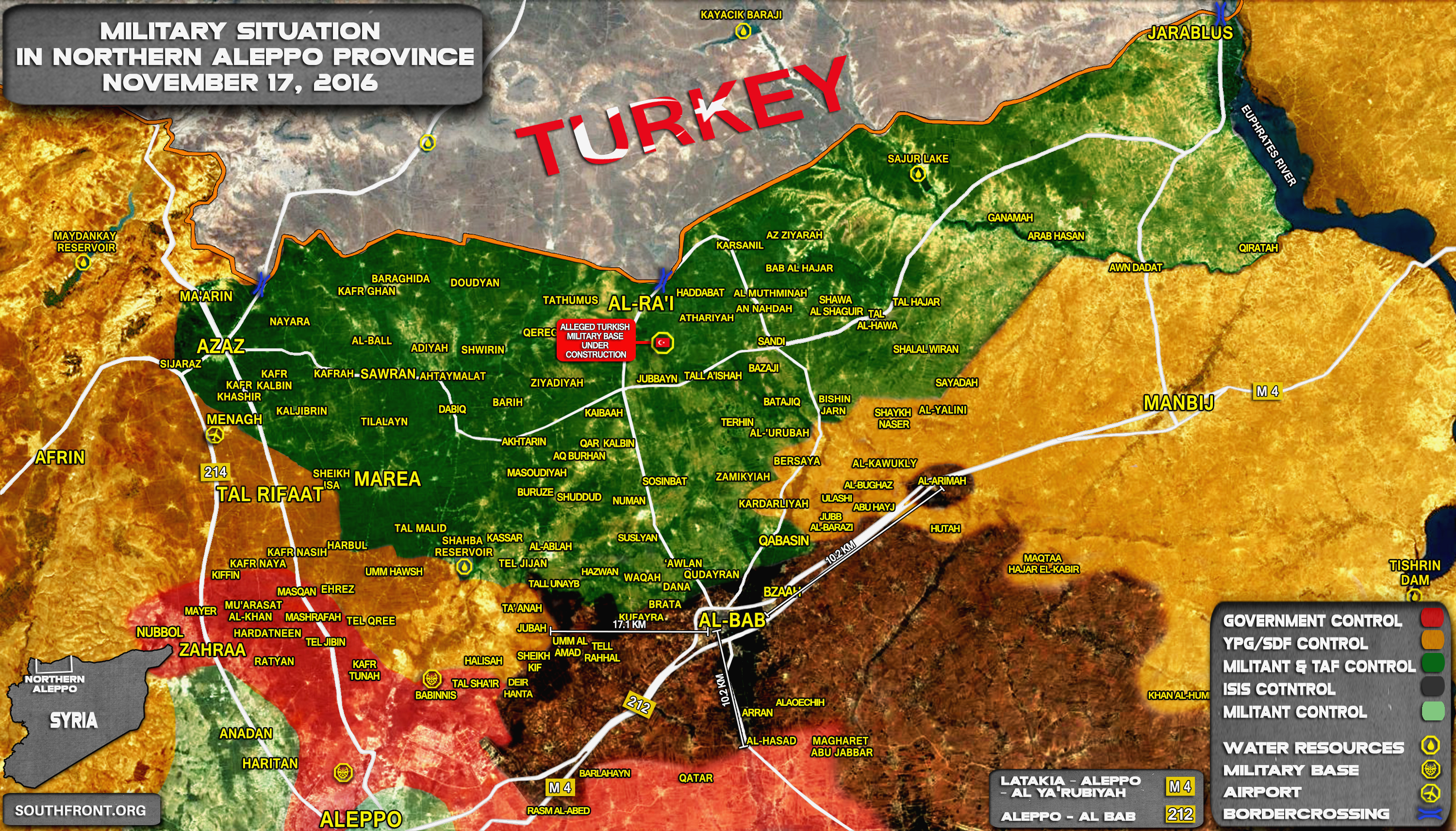 Turkey-led Forces and Kurdish YPG Move Closer to Confrontation over al-Bab