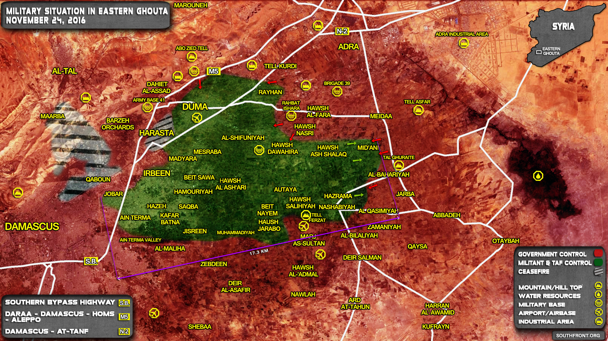 Government Forces Advancing on Multiple Fronts in Eastern Ghouta (Video)