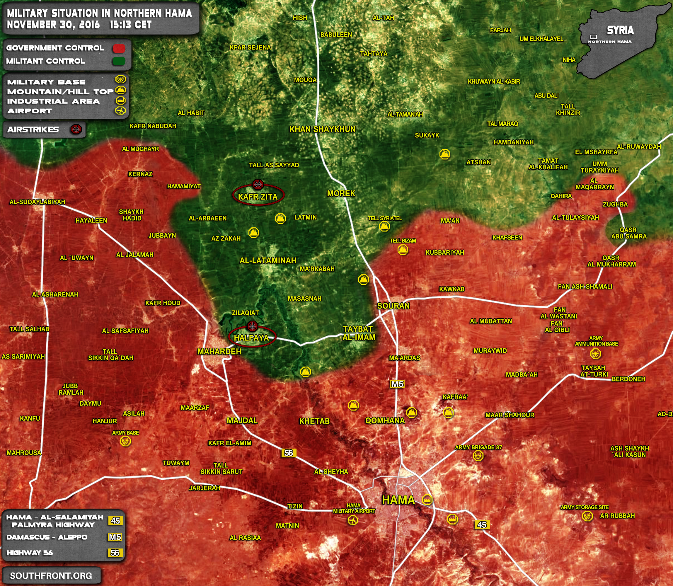 Russian Aerospace Forces Pound 'Rebels' in Northern Hama