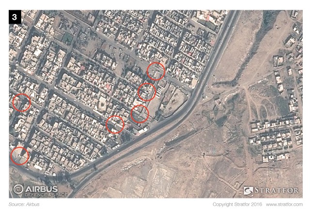 Satellite Imagery Shows ISIS Defenses in Mosul