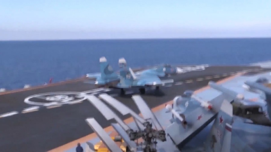 Admiral Kuznetsov's Aircraft Wing during Syrian Operation (Photo & Video)