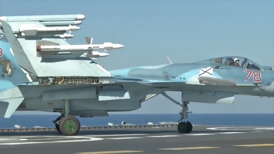 Admiral Kuznetsov's Aircraft Wing during Syrian Operation (Photo & Video)