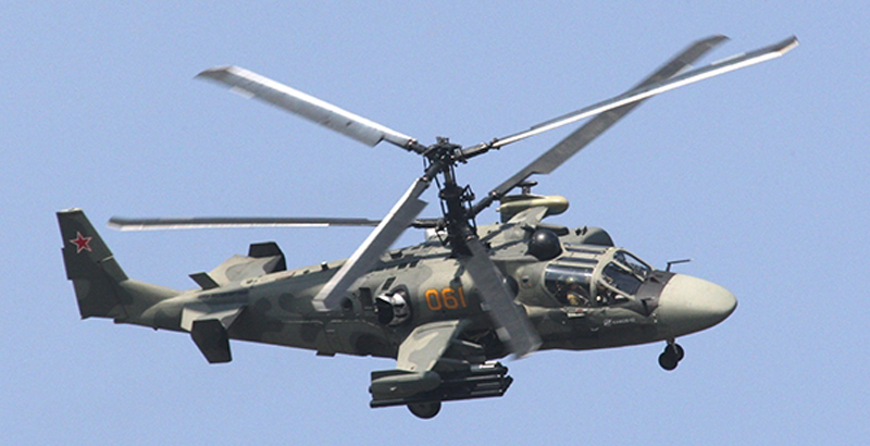 Russia Selling Ka-52 Alligator Helicopters to Egypt