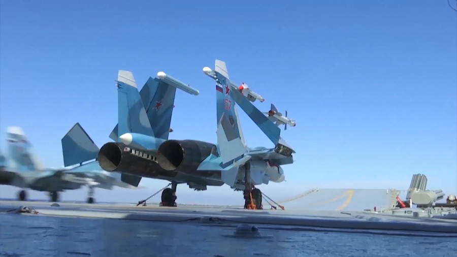 Admiral Kuznetsov's Aircraft Wing during Syrian Operation (Photo & Video)