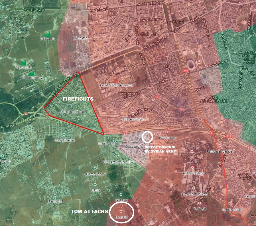 Overview of Military Situation in Aleppo City on November 6, 2016 (Maps, Photos, Videos)