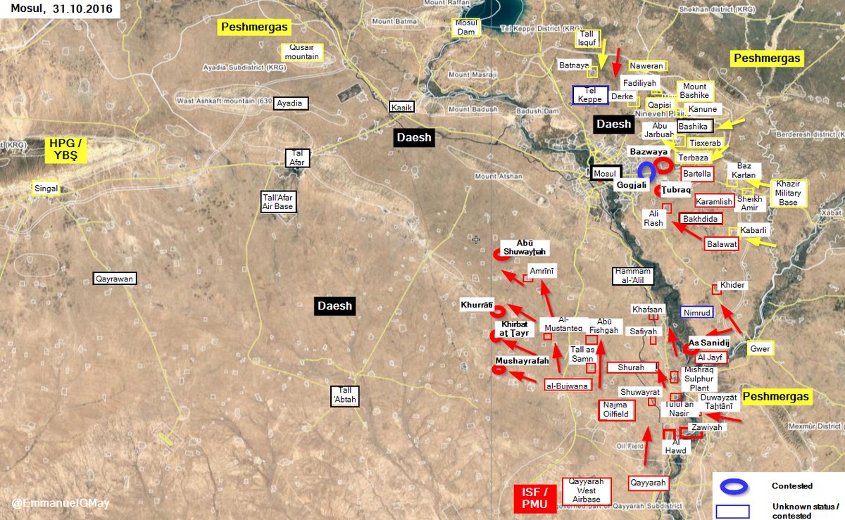 Iraqi Forces Attempting to Enter ISIS-Controlled Mosul