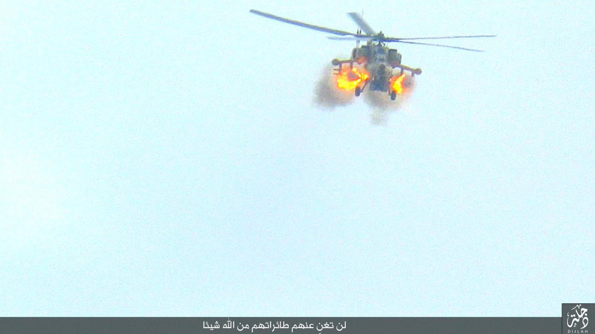 Iraqi Army Aviation Uses Mi-28NE Attack Helicopters near Mosul (Photo)