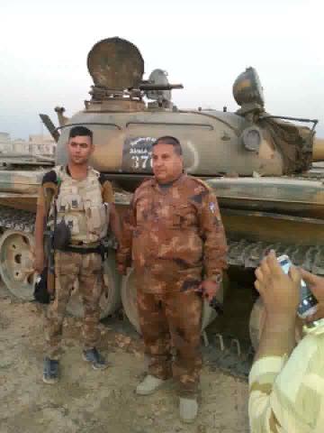 Iraqi Army Seized Syrian T-55 Battle Tank near Mosul (Photos)