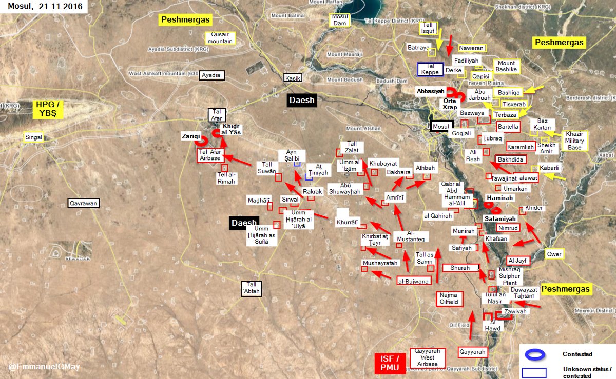 Iraqi Forces Liberated 4 More Villages from ISIS