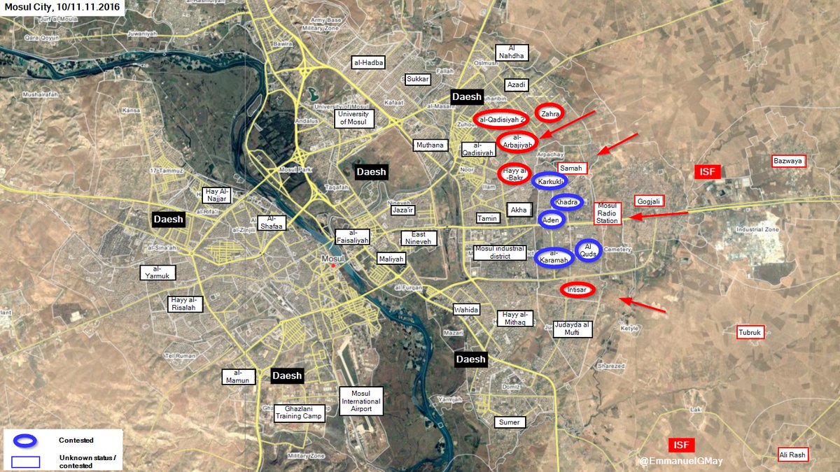 Iraqi Security Forces Made Gains in Eastern Mosul