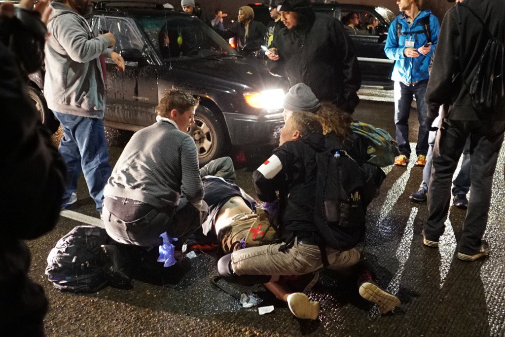 Shooting at anti-Trump Protest in Portland. ‘African-American male’ Suspected (Photo, Video)