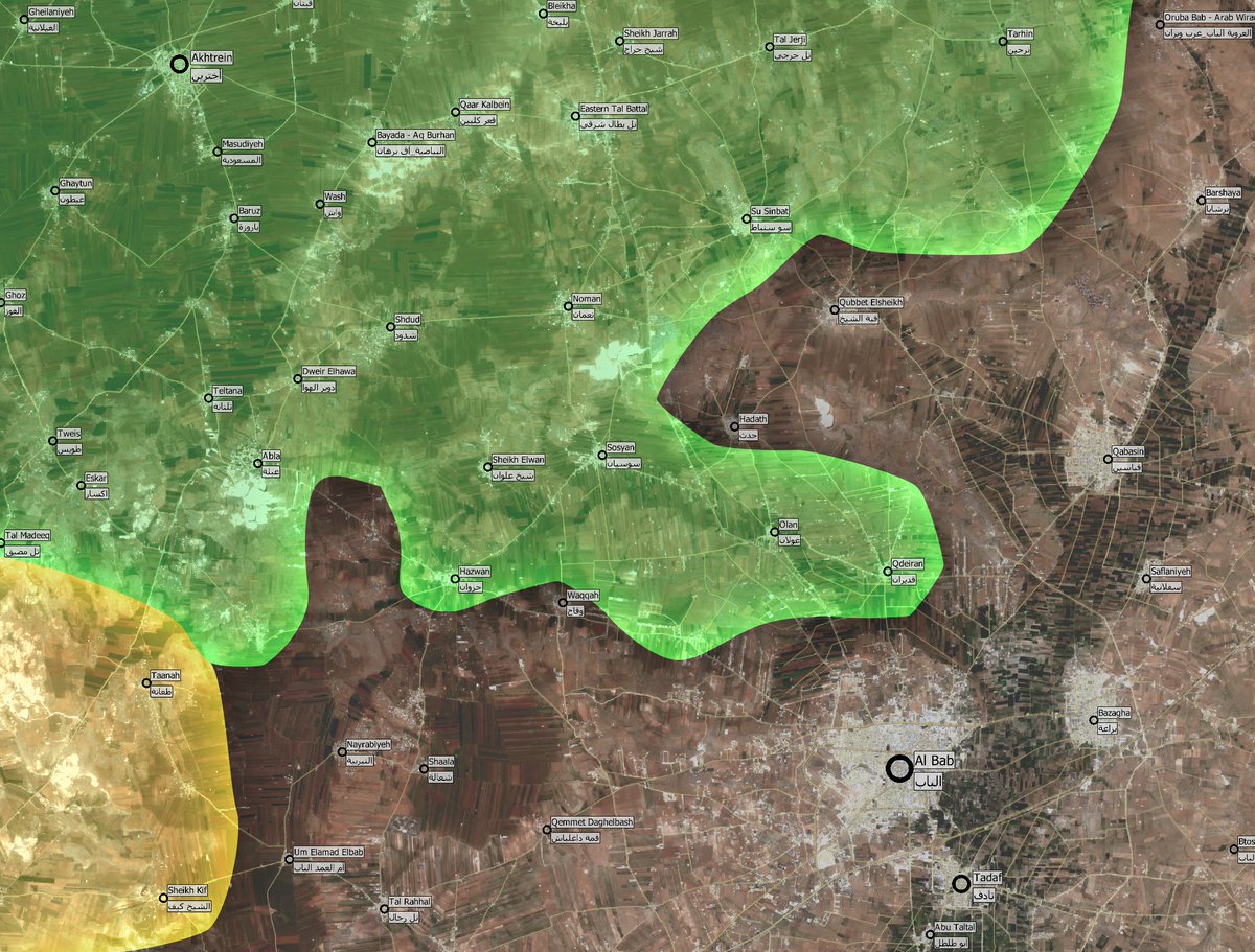 Turkey-led Forces Clashing with ISIS near Al-Bab