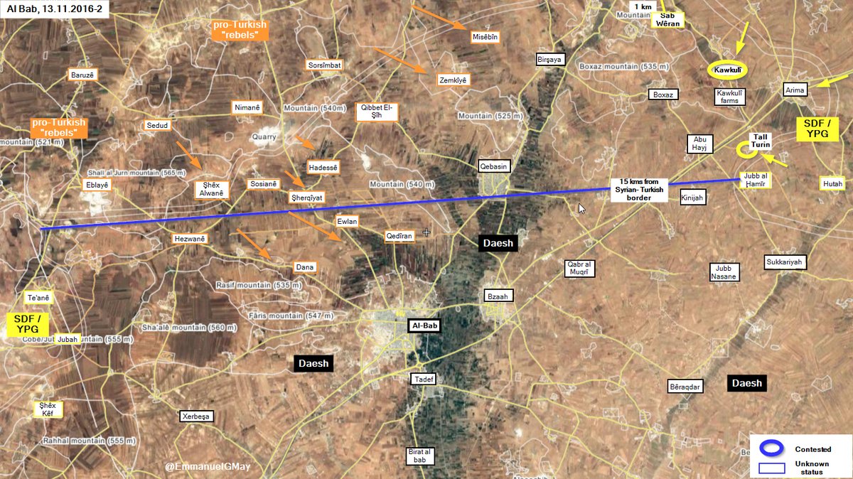 Kurdish Forces Capture 2 Villages from ISIS in Northern Syria