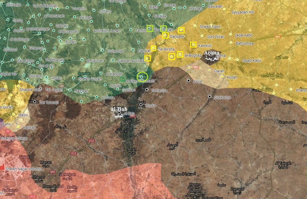 Turkey-led Forces and Kurdish YPG Compete in Al-Bab Countryside