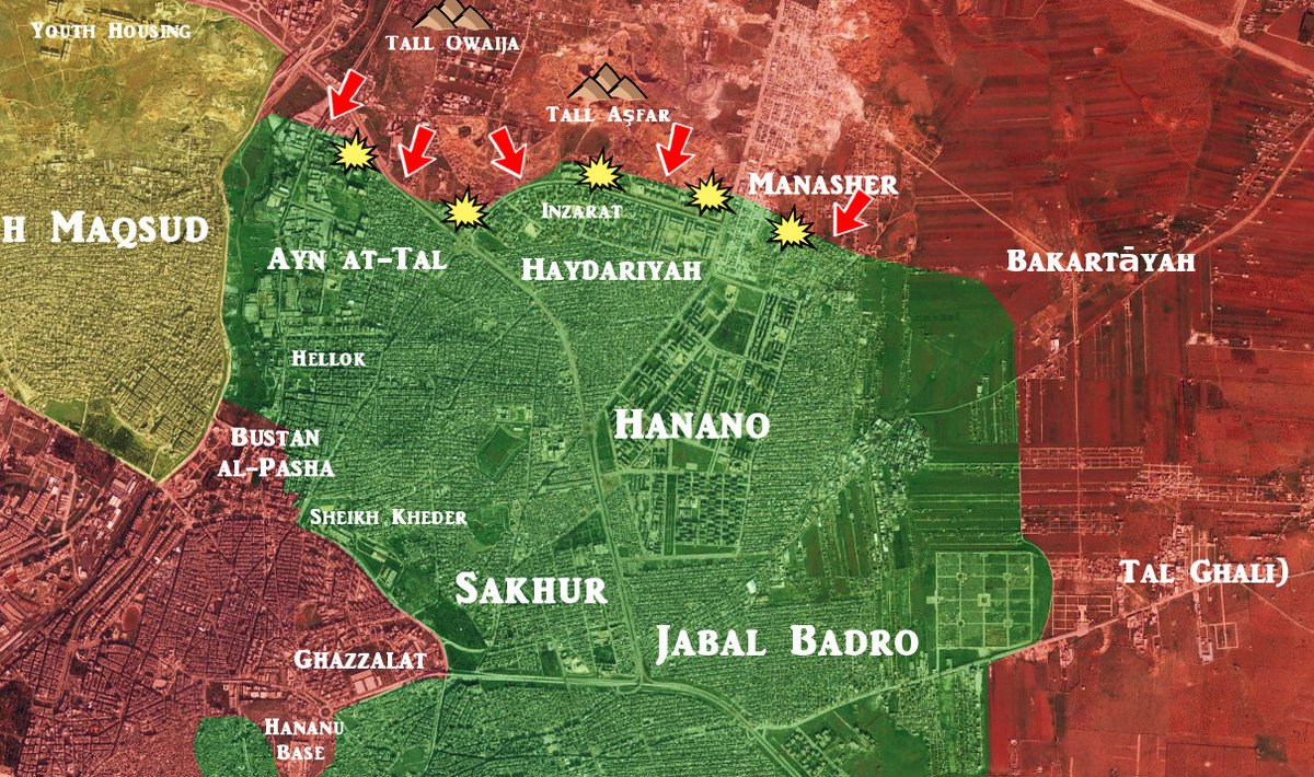 Government Forces Storm Northern Aleppo, Seize Points in Haydariyah