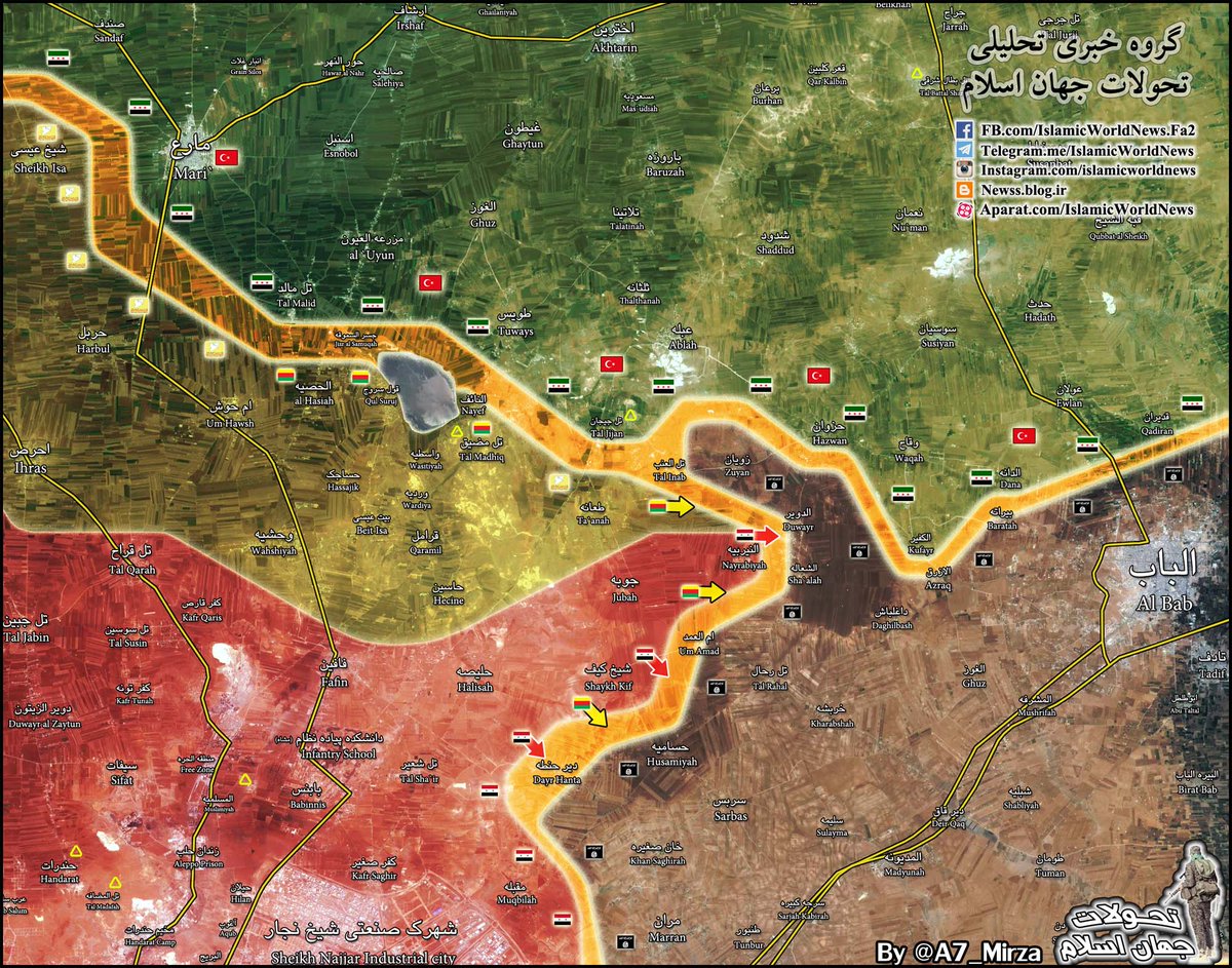 Overview of Military Situation in Aleppo City on November 25, 2016