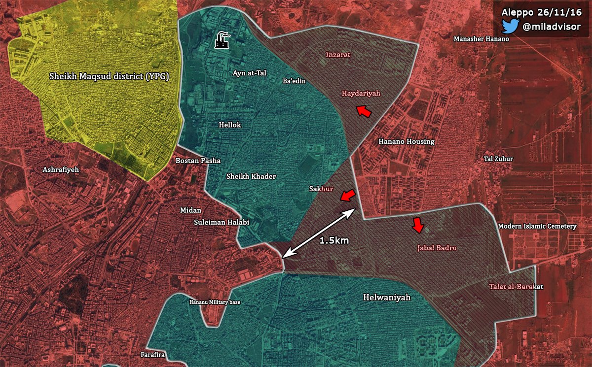 Al-Nusra (al-Qaeda) Defenseses Collapse, Syrian Army Ready to Split Eastern Aleppo Pocket into Two