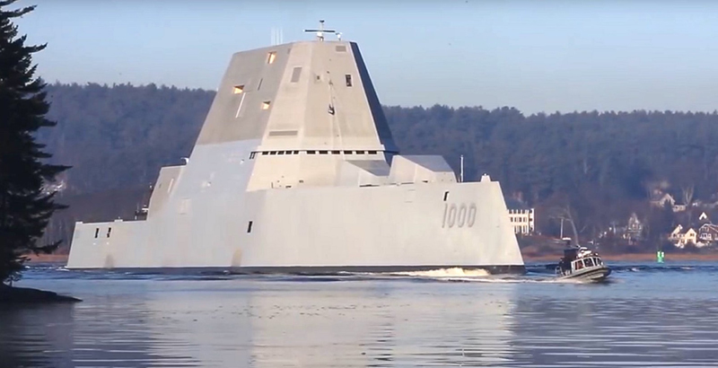 US Zumwalt Super Destroyer May Stay Without Projectiles