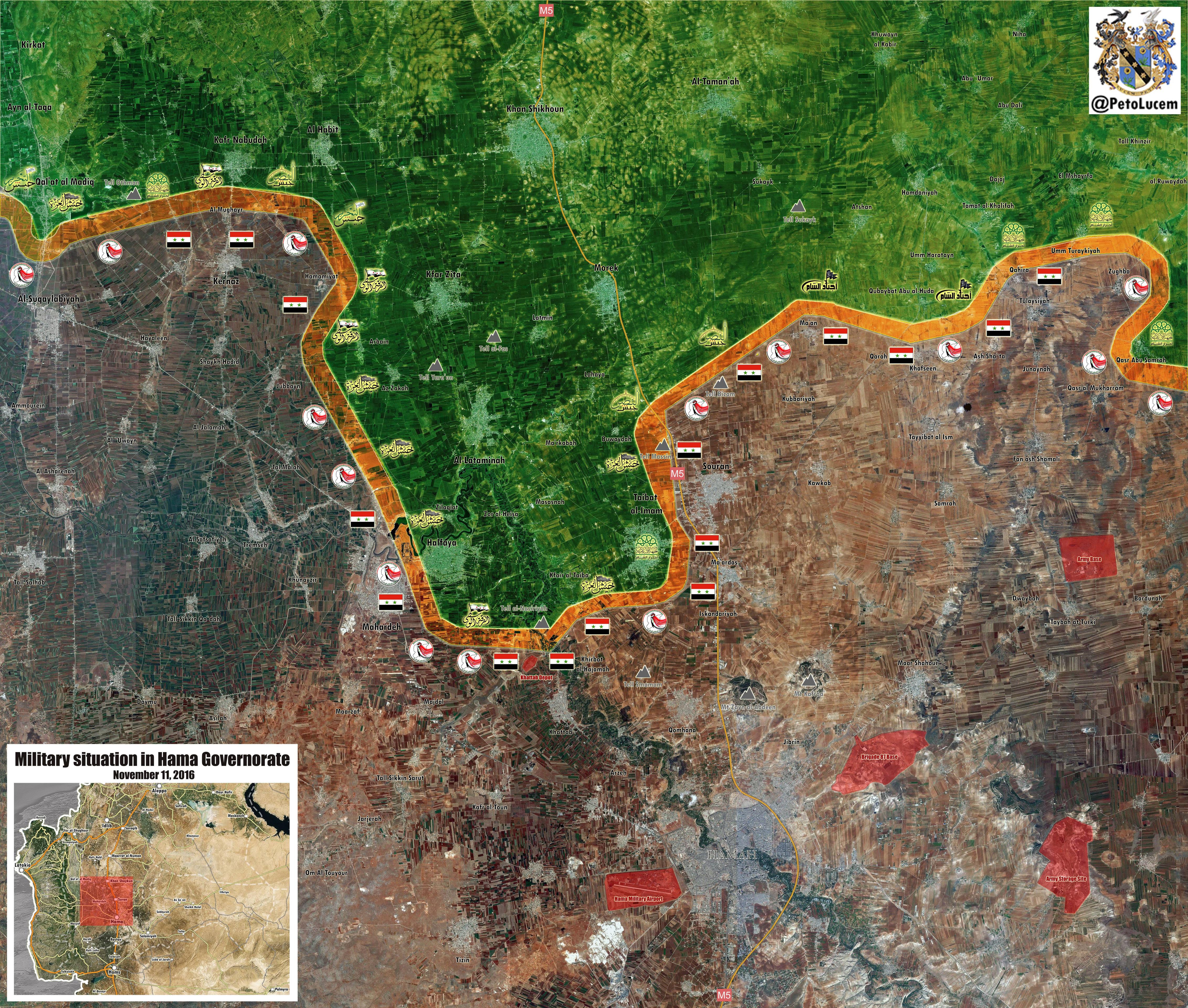 Syrian Government Forces Purging Terrorists in Northen Hama