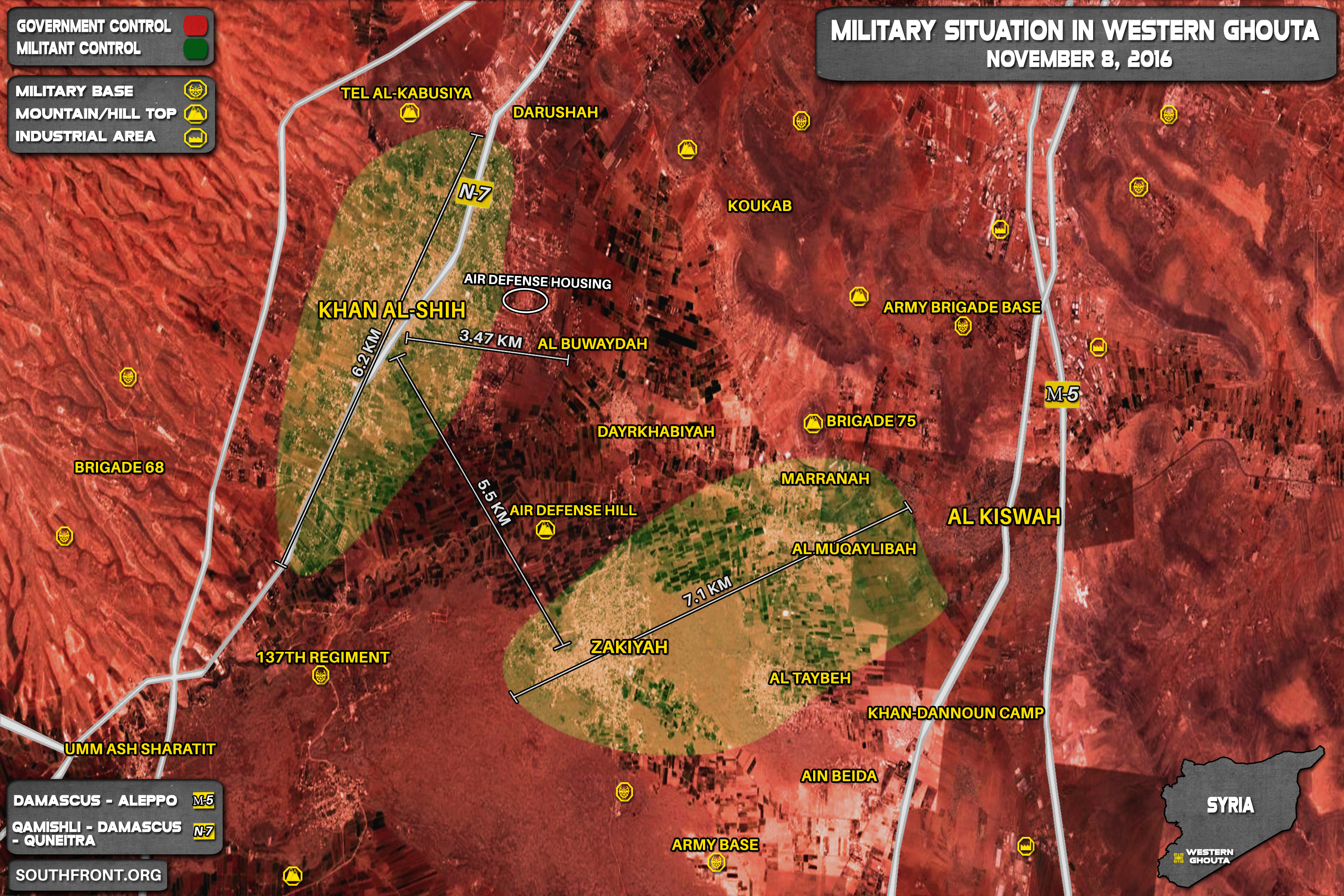 Al-Nusra (Al-Qaeda) Defenses On Brink of Collapse at Khan al-Shih in Western Ghouta