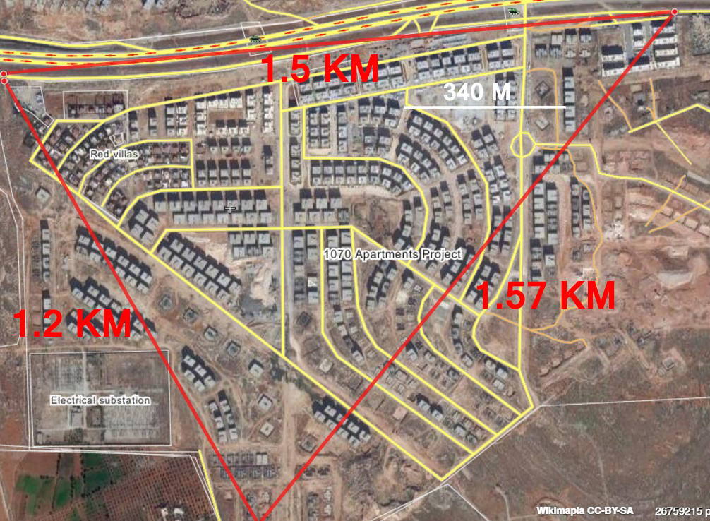 Close Look at Military Situation in 1070 Aparment Project of Aleppo City