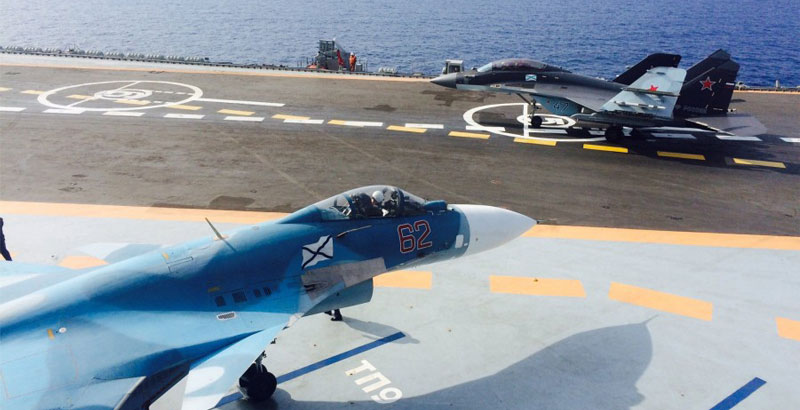 Admiral Kuznetsov's Aircraft Wing during Syrian Operation (Photo & Video)