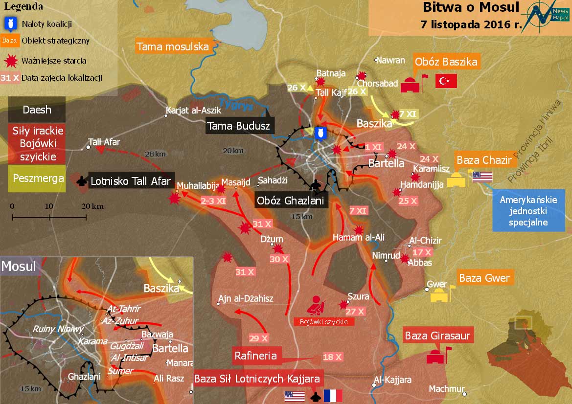 Iraqi Army Claims 12 Districts of Mosul Captured