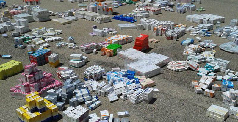 Syrian Army Seizes Stolen Medicines Destined for Terrorists in Hama