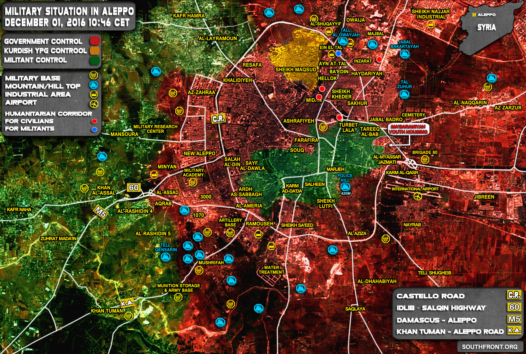 EPIC FAIL: Iraqi Kurdistan-Based Rudaw TV Reports YPG Is In Control of Almost Half of Aleppo City (Photo, Video, Map)