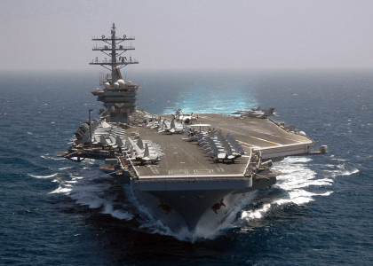 US Carrier Strike Group Of USS Dwight D. Eisenhower Entered The Persian Gulf