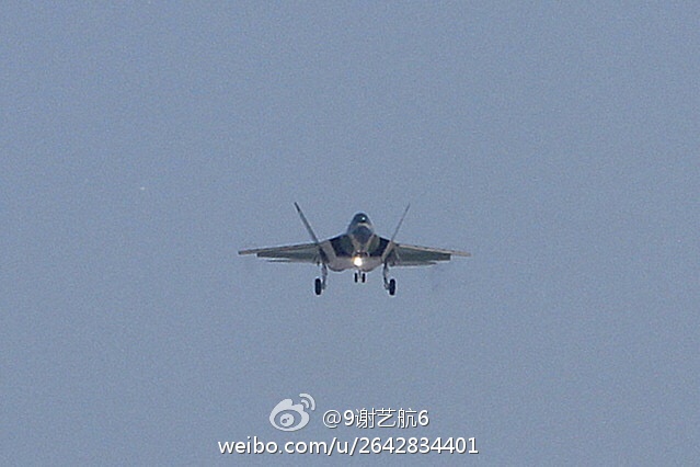 Second Prototype of China's FC-31 Fighter Jet Makes Its First Flight (Photo)