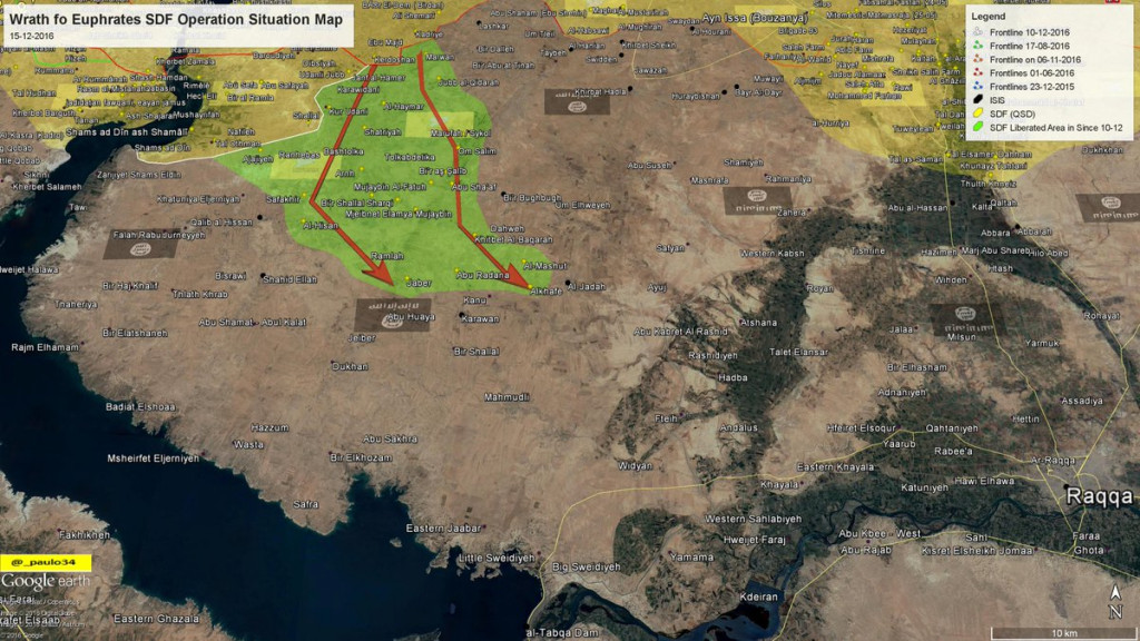 While ISIS Tied Up with Palmyra, Kurds Advance in Raqqa