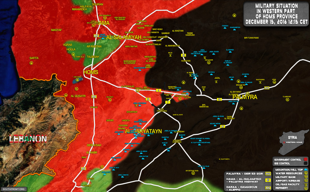 Syrian Army, Backed Up By Russian Air Power, Stabilizes Situation Near Palmyra - Report