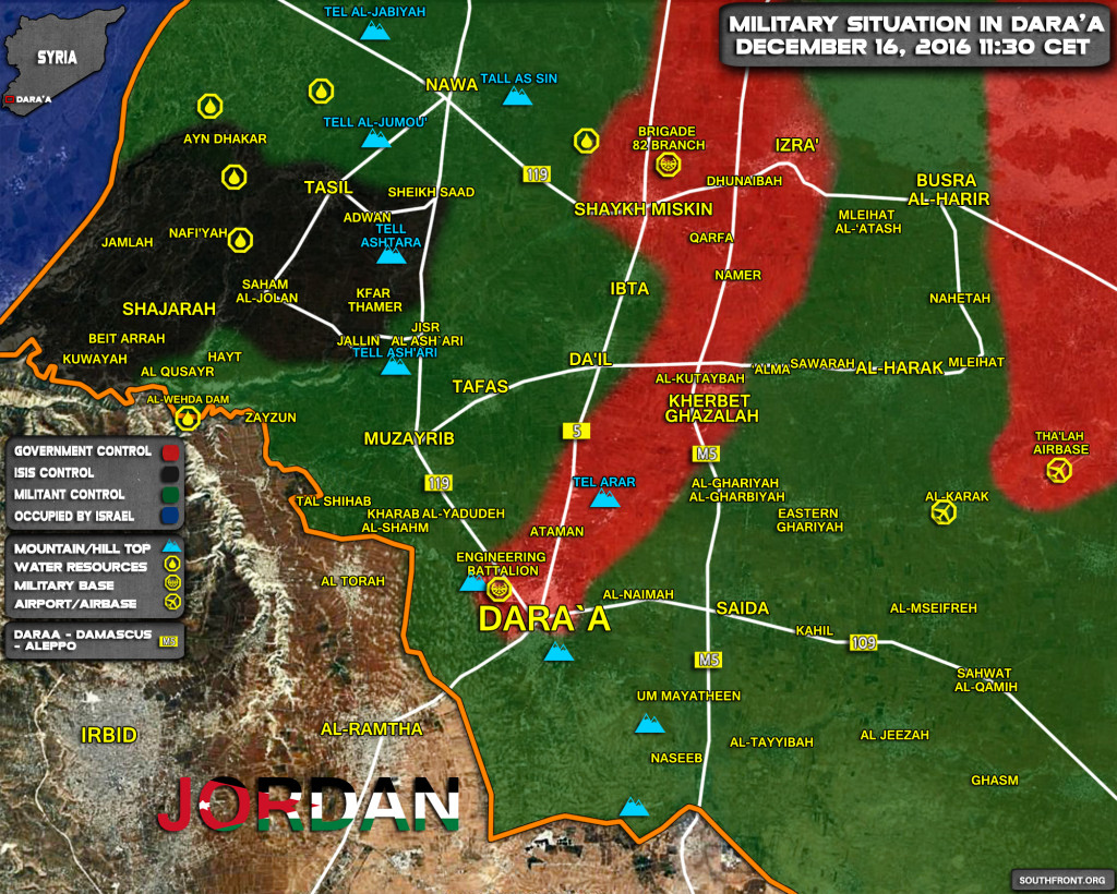 Syrian Army Destroys Command Centre Of Terrorists In Daraa Province