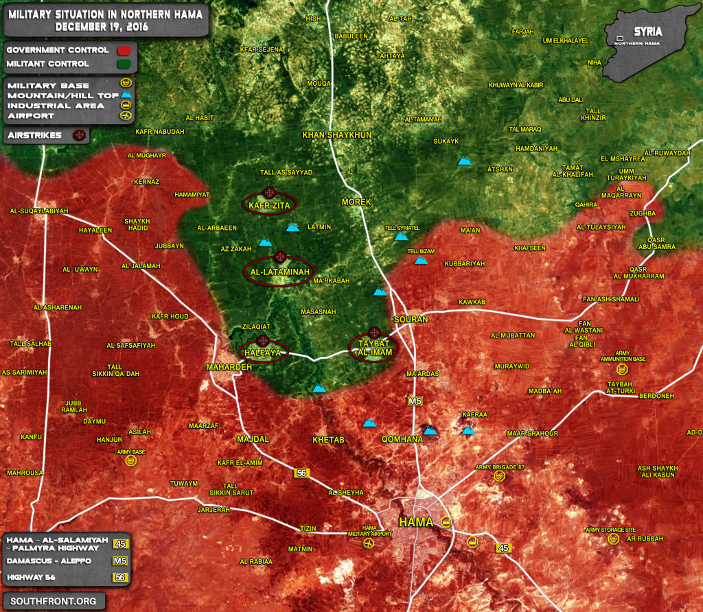 Syrian Air Force Purges Jihadists Manpower Preveting Them From Offensive Operations In Eastern Hama