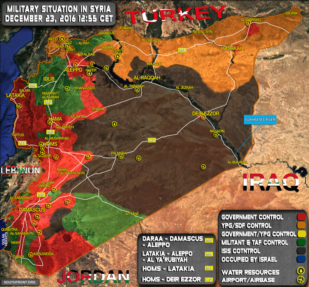 Over 100 ISIS Terrorists Reported Killed In Clashes With Syrian Army Near Kuweires Airbase In Eastern Aleppo