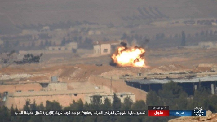 ISIS Hits 2 More Turkish Leopard-2 Tanks in Northern Syria (Photos)