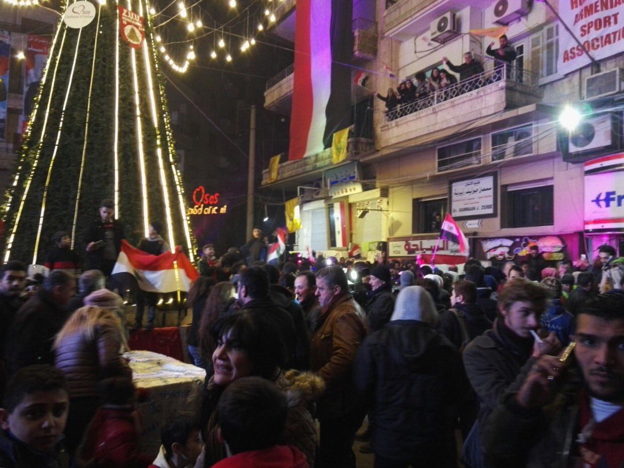 Aleppo Citizens Celebrate Liberation of City (Photo & Video)