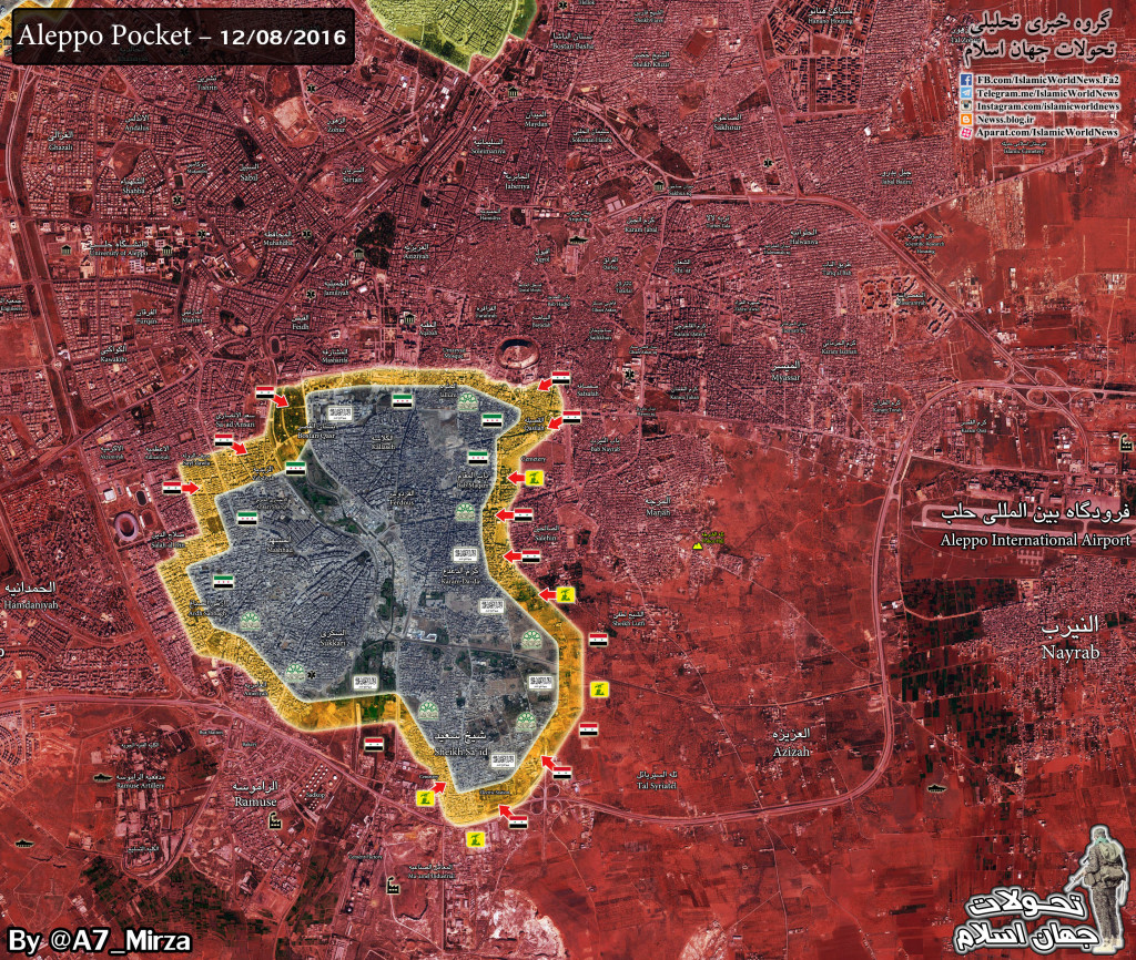 Syrian Army & Allies Advance Deeper Into Militant-Held Area In Aleppo City