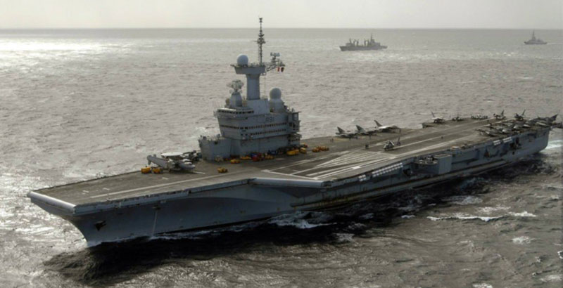 US-Led Coalition Loses Key Aircraft Carrier