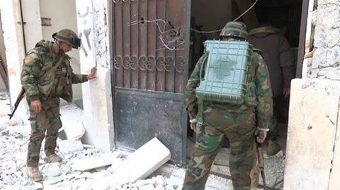 Russian and Syrian Engeneering Units Demine Masaken Hanano of Aleppo City (Photos)