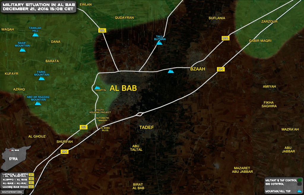 Turkish Forces Seize Al-Bab Hospital, Capture About 30% Of Town - Reports